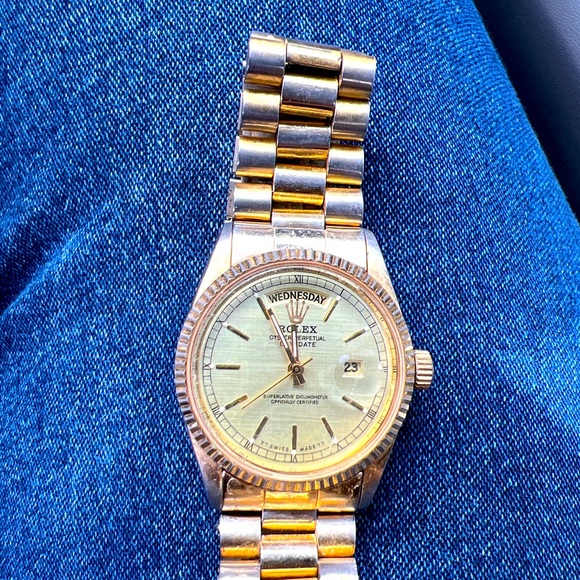 Rolex Other - Champagne days date oyster Rolex